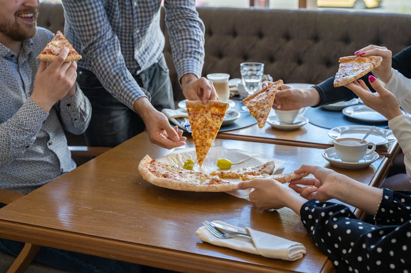 Community pizza night event hosted at Green lantern pizza